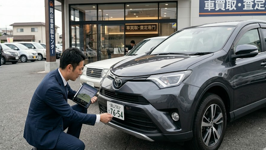実車査定＆金額提示|ハートアップワールド高価買取|岡山