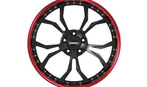 CMST 2ピースホイール CT249 ブラック×レッド