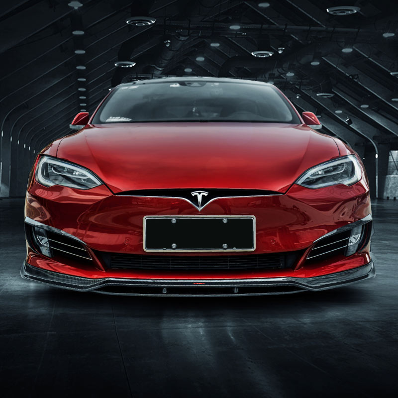 Tesla (テスラ) モデルS／カーボンファイバー Front Spoiler