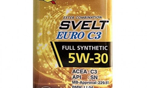 SUNOCO スノコ エンジンオイル Svelt EURO C3 5W-30 [FULL SYNTHETIC] 1リットル 缶,(1LX10 ) 缶の10本セット