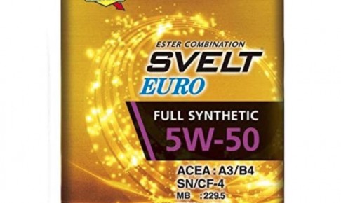 SUNOCO スノコ エンジンオイル SVELT EURO 5W-50 [FULL SYNTHETIC] 1リットル 缶,(1LX10) 10本セット