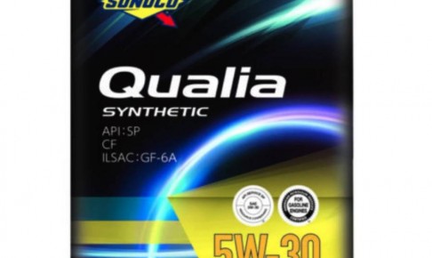 SUNOCO スノコ エンジンオイル Qualia 5W-30 ４リットル缶,4LX4Lリットル缶4本セット