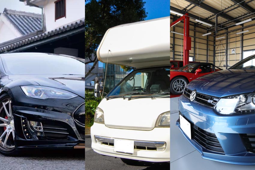 目的で選べる 豊富な車種展開